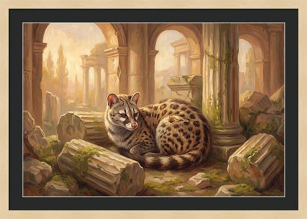 Civet Among Ancient Ruins