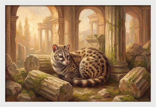 Civet Among Ancient Ruins