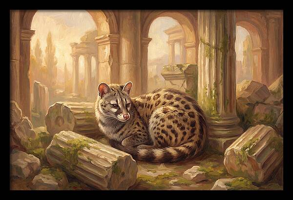 Civet Among Ancient Ruins