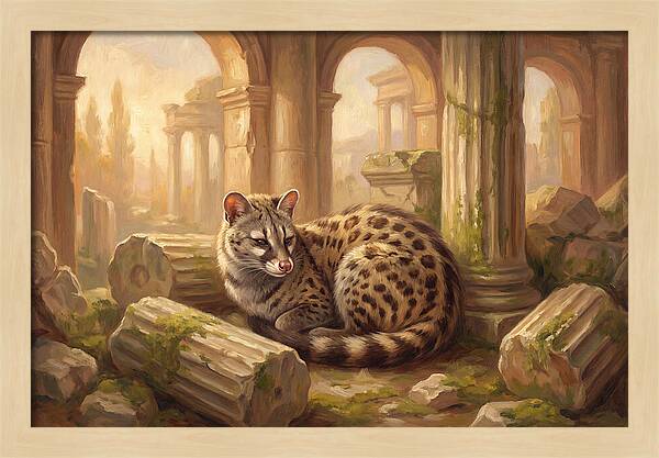 Civet Among Ancient Ruins
