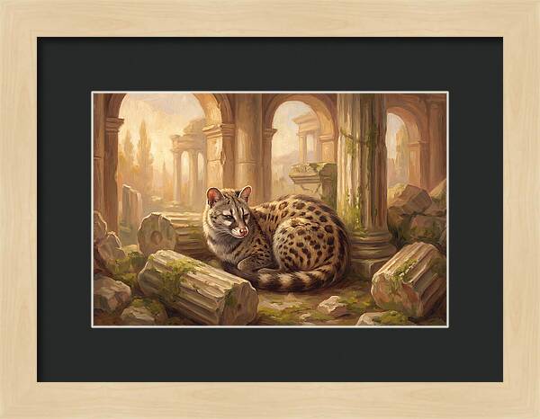 Civet Among Ancient Ruins