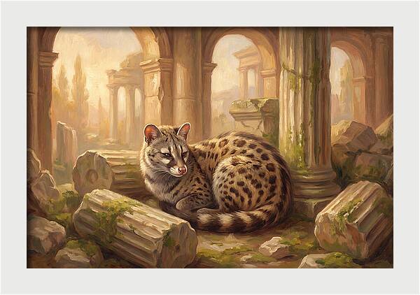 Civet Among Ancient Ruins