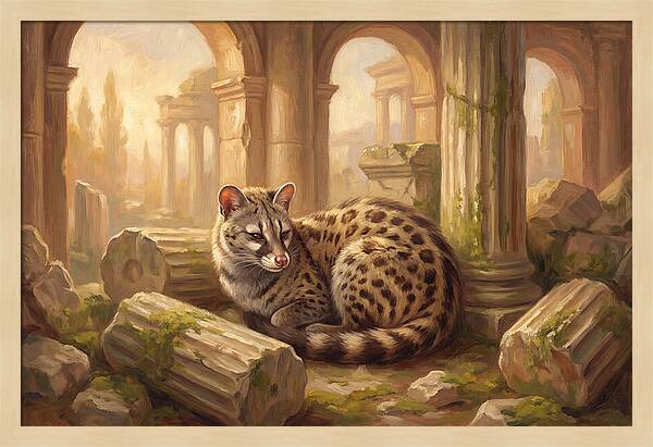 Civet Among Ancient Ruins