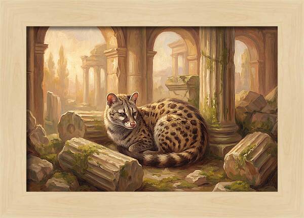 Civet Among Ancient Ruins