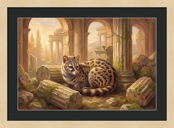 Civet Among Ancient Ruins