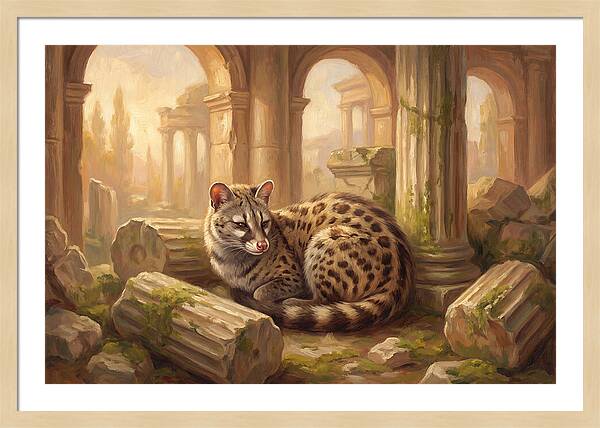Civet Among Ancient Ruins