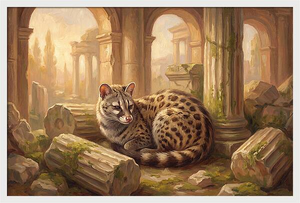 Civet Among Ancient Ruins