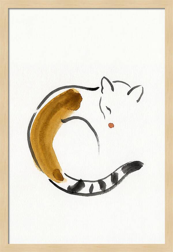 Civet In Minimalist Style
