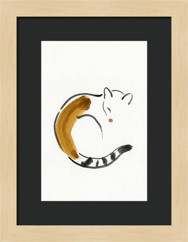 Civet In Minimalist Style