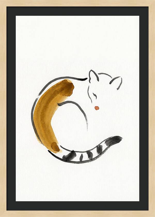 Civet In Minimalist Style