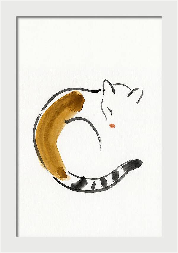 Civet In Minimalist Style