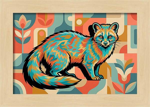 Civet In Vibrant Colors