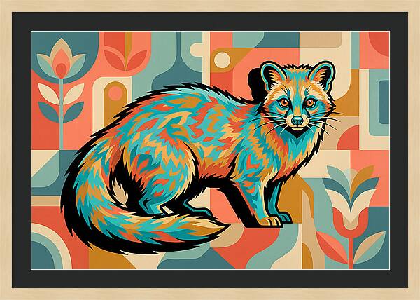 Civet In Vibrant Colors