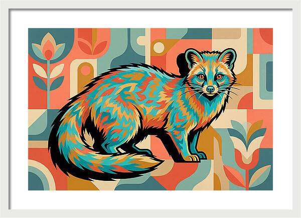 Civet In Vibrant Colors