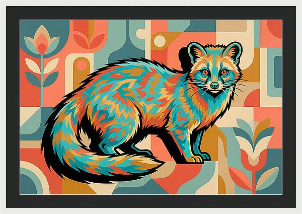 Civet In Vibrant Colors