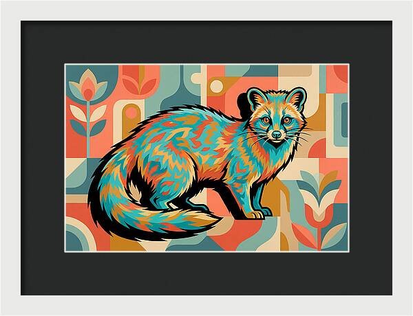 Civet In Vibrant Colors