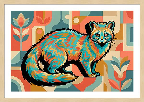 Civet In Vibrant Colors