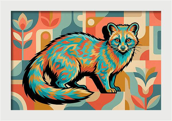 Civet In Vibrant Colors