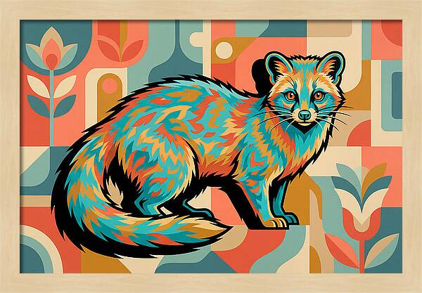 Civet In Vibrant Colors