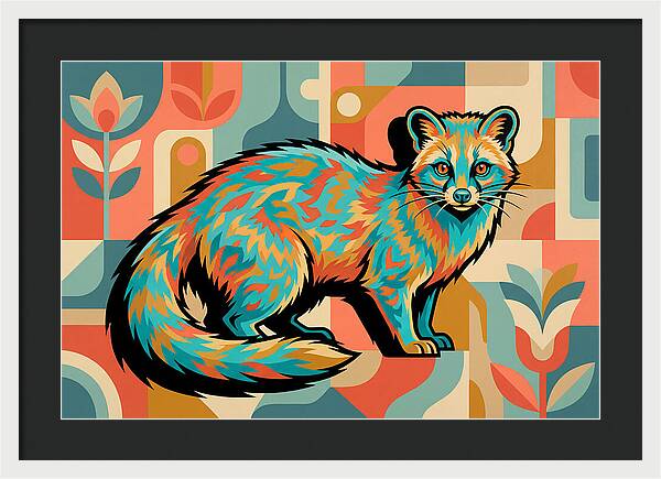 Civet In Vibrant Colors