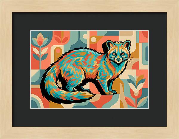 Civet In Vibrant Colors