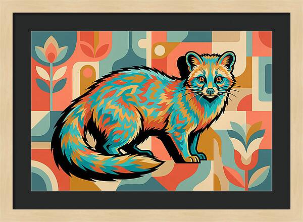 Civet In Vibrant Colors