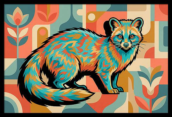Civet In Vibrant Colors