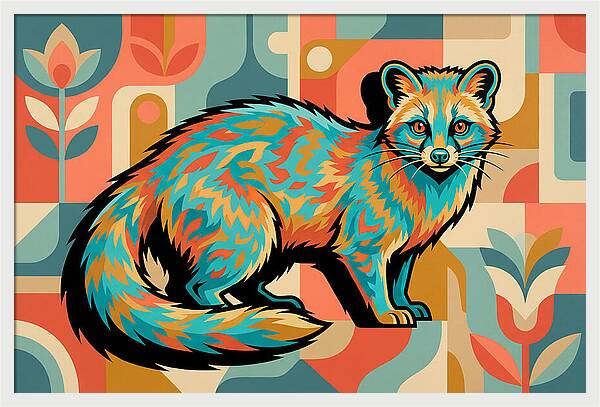 Civet In Vibrant Colors