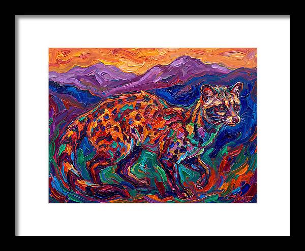 Civet In Vibrant Landscape
