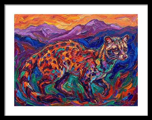 Civet In Vibrant Landscape