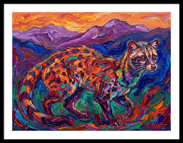 Civet In Vibrant Landscape