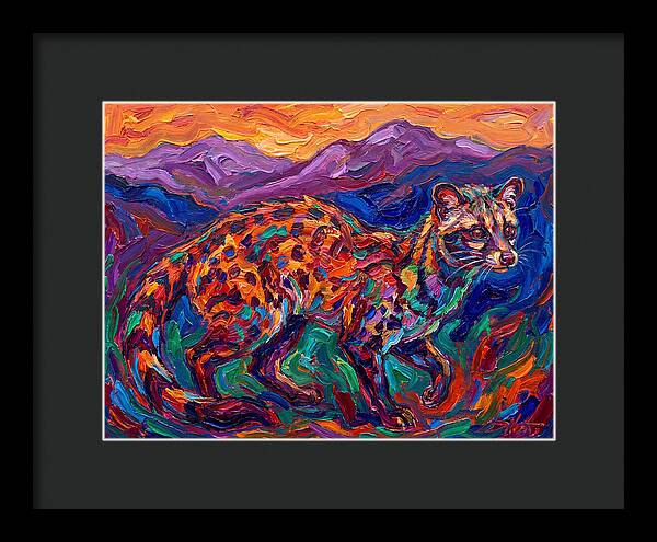 Civet In Vibrant Landscape