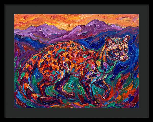 Civet In Vibrant Landscape