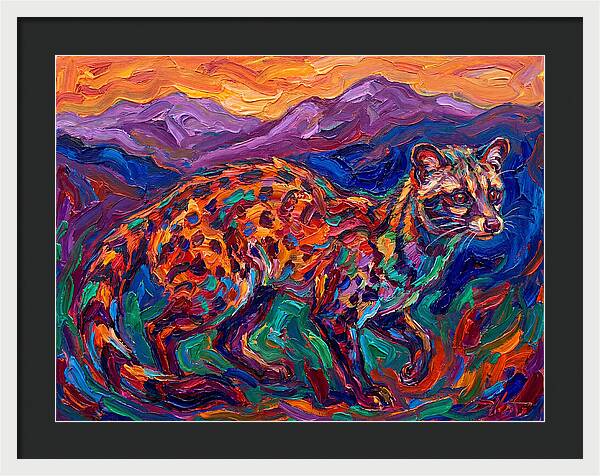 Civet In Vibrant Landscape