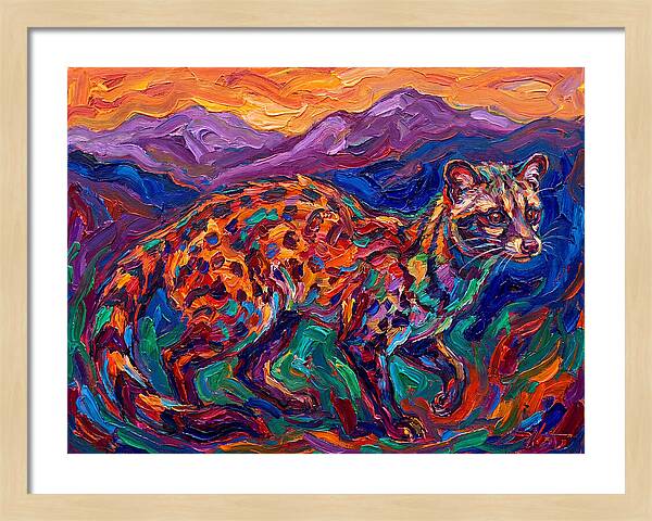 Civet In Vibrant Landscape
