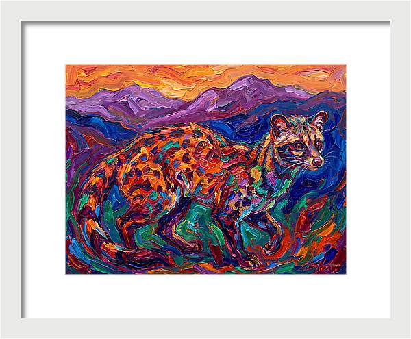Civet In Vibrant Landscape