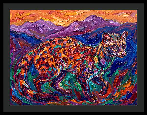 Civet In Vibrant Landscape