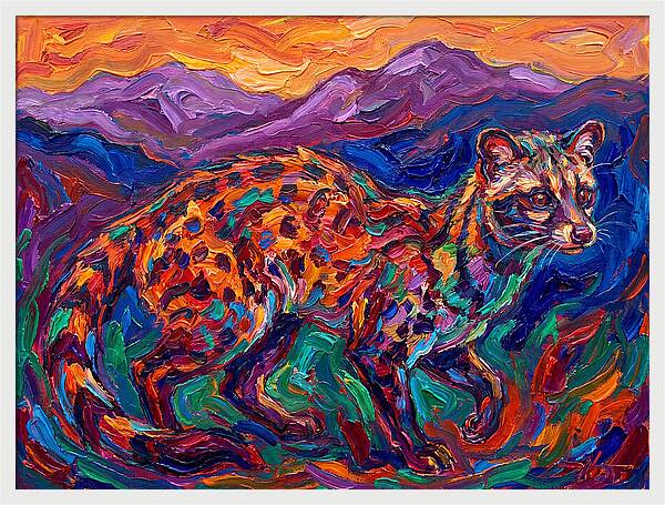 Civet In Vibrant Landscape
