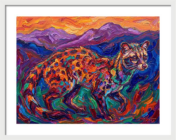 Civet In Vibrant Landscape