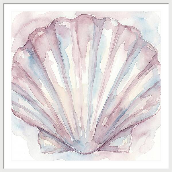 Clam Shell Watercolor