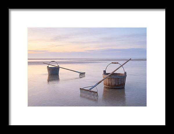 Clamming Buckets And Rakes At Dawn