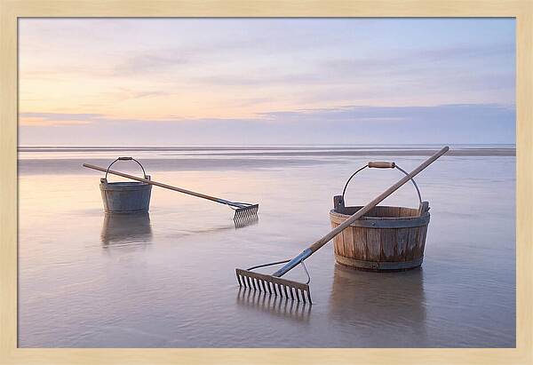Clamming Buckets And Rakes At Dawn
