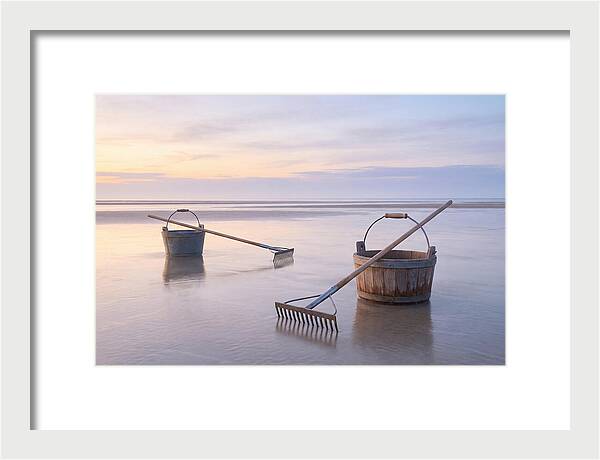 Clamming Buckets And Rakes At Dawn