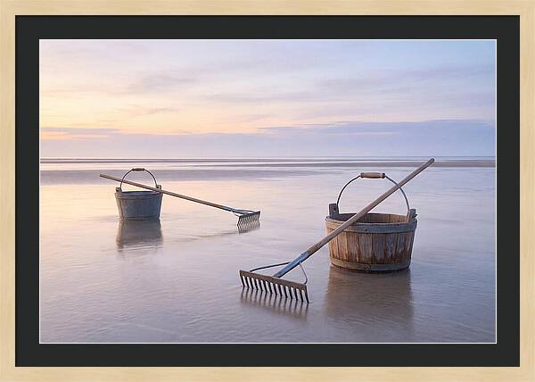 Clamming Buckets And Rakes At Dawn