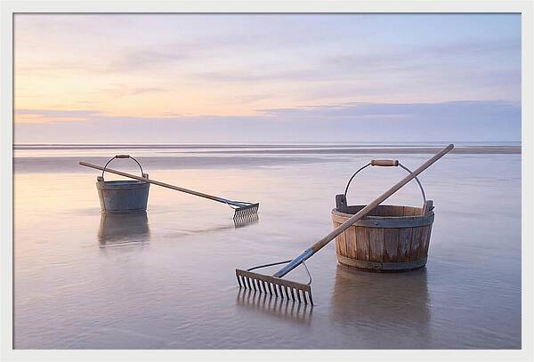 Clamming Buckets And Rakes At Dawn