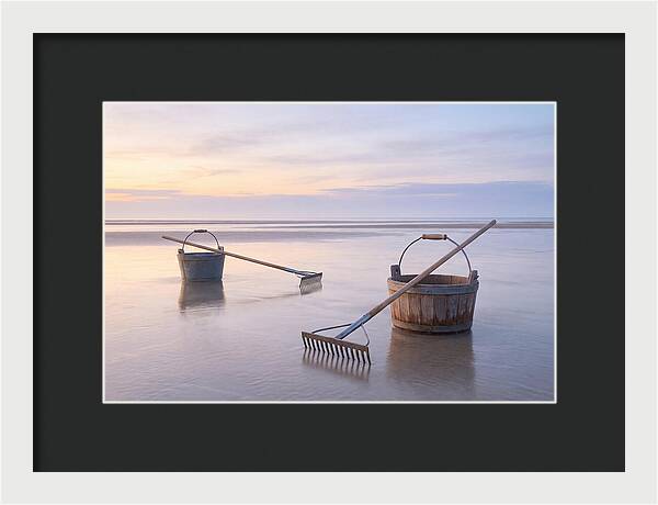 Clamming Buckets And Rakes At Dawn