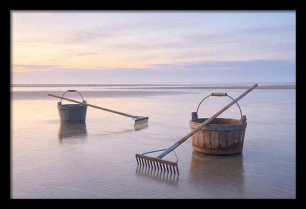 Clamming Buckets And Rakes At Dawn