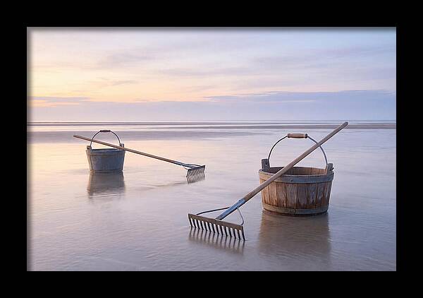 Clamming Buckets And Rakes At Dawn