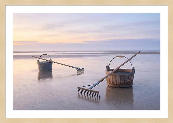 Clamming Buckets And Rakes At Dawn