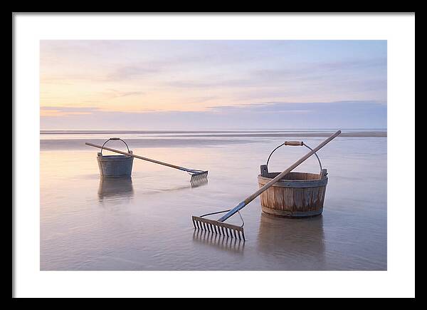 Clamming Buckets And Rakes At Dawn
